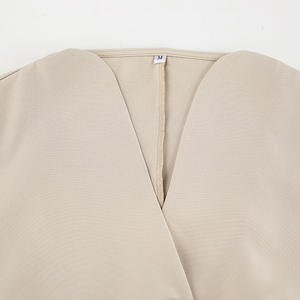 2025 primavera gilet <span class=keywords><strong>canguro</strong></span> kaki di moda francese pantaloni larghi due pezzi donna pendolare Career Suit - Product Image 4