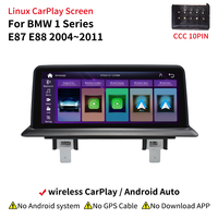 Krando 10.25 "Linux Carplay Écran pour BMW E87 E88 2004 - 2011 1-Series CCC Support Android Auto Hicar 1920*720 HD Full Touch