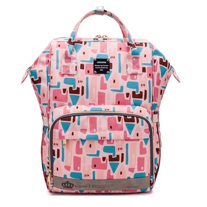 Mochila multifuncional de poliéster para pañales para mamá y bebé para viajes al aire libre - Product Image 5