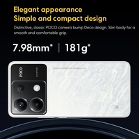 Version Globale PO CO X6 5G LTE CDMA Appareil Photo 64MP OIS Charge Rapide 67W NFC Snapdragon 7s Gen 2 Écran AMOLED 120Hz Anglais