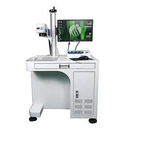 10W 20W 30W 40W 50W 100W online LED bulb single station Fiber laser marking UV printing machine