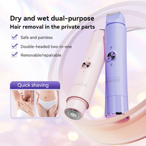 Depiladora Eléctrica Doble Cabezal <span class=keywords><strong>para</strong></span> Mujer 2026, la Más Competitiva en <span class=keywords><strong>Precio</strong></span>, <span class=keywords><strong>para</strong></span> Uso en Seco y Húmedo, Impermeable, Indolora, <span class=keywords><strong>para</strong></span> Depilación Corporal - Product Image 4