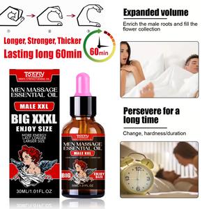 Vente directe d'usine, prix bas, huile de massage pour soins intimes masculins Angel, 30 ml, stimulation pour adultes, plantes naturelles pures, Guangdong - Product Image 4