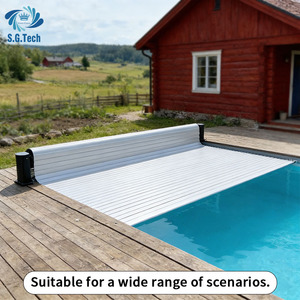 Couverture de <span class=keywords><strong>piscine</strong></span> PC de troisième génération, lames de 16,5 mm, support en aluminium, étanche, anti-moustiques, résistant à la corrosion, pour <span class=keywords><strong>piscine</strong></span> - Product Image 5