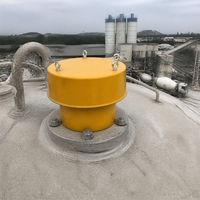 Soupape de sécurité supérieure VCP250A pour silo à ciment, pièces détachées pour centrale à béton, garantie 1 an