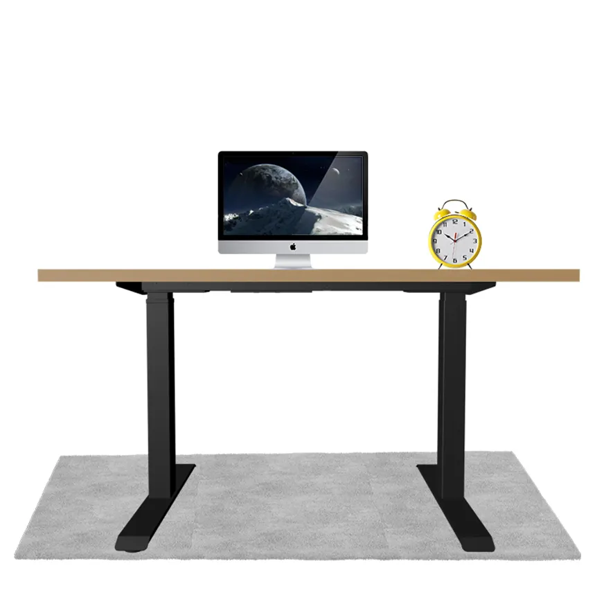 Высококачественный Электрический регулируемый по высоте компьютерный стол двухногий стоящий металлический стол с хорошей стабильностью