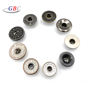 Nhà Máy Trực Tiếp Biểu Tượng Tùy Chỉnh 15Mm-20Mm Kim Loại DIY Thu Thập Eo Nút Quần Jean Đơn Nút Cho Quần Áo Áo Áo Khoác - Product Image 1