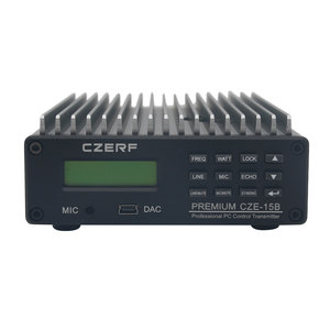CZE-15B Hamgeek 0.3-15W Transmetteur FM stéréo réglable Contrôle PC Radio sans fil 87MHz ~ 108MHz avec adaptateur secteur + <span class=keywords><strong>antenne</strong></span> - Product Image 3