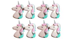 गुलाबी यूनिकॉर्न शैली समुद्र तट धारक क्लिप समुद्र तट पैटियो या पूल सहायक उपकरण सनबेड तौलिया क्लिप - Product Image 3