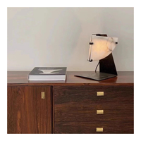 Lampe de lecture de bureau en marbre LED rétro post-moderne personnalisée, qualité de vente en gros d'usine, lumière simple, appliques murales nordiques pour usage intérieur