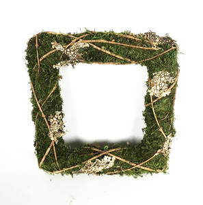 Garden Customized <strong>Moss</strong> <strong>Wreath</strong>,square <strong>Moss</strong> Frames - Product Image 1