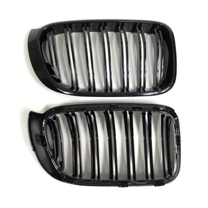 Estilo moderno brillo negro <span class=keywords><strong>de</strong></span> carbono <span class=keywords><strong>de</strong></span> la red <span class=keywords><strong>de</strong></span> la parrill <span class=keywords><strong>de</strong></span> parachoques <span class=keywords><strong>de</strong></span> malla <span class=keywords><strong>de</strong></span> parrilla <span class=keywords><strong>de</strong></span> para BMW X4 F25 F26 - Product Image 2