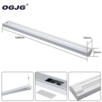 Tube LED linéaire avec détecteur de mouvement 3000K-6500K CCT IP40 Garantie 5 ans pour centres commerciaux