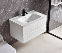 Meilleures ventes Meuble-lavabo de salle de bain suspendu de 36 pouces avec évier pour appartement, entrepôt, hôpital ou atelier
