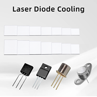 Diffuseur de chaleur en diamant synthétique CVD 10*10 mm, haute conductivité thermique, dissipateur de chaleur pour diodes laser haute puissance, fabriqué en Chine