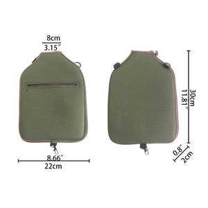 Ensemble de housses de raquette de pickleball en néoprène portable pour le sport, fabriqué en usine, housse de protection durable en nylon, comprend 2 raquettes de tennis de table - Product Image 4