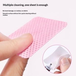 Cross-Border Lint-Free Wipe Eyelash Glue Nail Polish Remover Cleaning Pad Manicure Lash Tool Factory Wholesale Bulk - Product Image 5