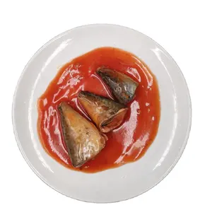 155g Canned Fish Hot Selling Canned Mackerel In Tomato Sauce