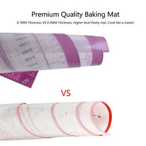 <span class=keywords><strong>Tapis</strong></span> de pâtisserie en silicone épais et antiadhésif RUK avec mesures 16" x 26" <span class=keywords><strong>silpat</strong></span> - Product Image 5