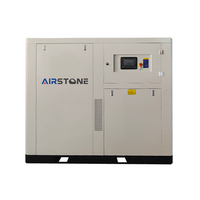 Compresor de Aire de Tornillo Rotativo Industrial AirStone Sin Aceite, Lubricado por Agua, 55-90KW, 8-10Bar, Accionamiento Directo PLC, de Alta Resistencia para PET