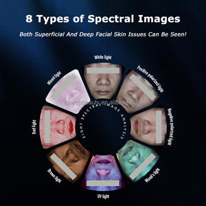 Haute qualité 3D imagerie faciale Scanner spectre beauté équipement testeur de peau humidité analyse faciale analyseur de peau Machine - Product Image 3
