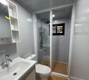 Maisons conteneurs en acier portables avec 2 salles de bain en vente pour Chypre, Japon, Floride, Thaïlande, Zimbabwe, Costa Rica, Sri Lanka, Afrique du Sud - Product Image 6