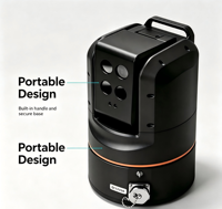Indoor verborgen camera detector met afstandsbediening voor hotels en directiekantoren, ter bescherming van informatie.