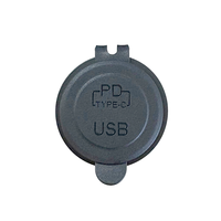 Chargeur rapide USB-C personnalisé avec logo, prise USB de type A QC3.0 pour voiture, camping-car, bateau, VTT, moto, camion