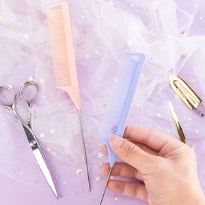 Peine para Mechas con Aguja de Acero, Herramienta Profesional para Salón de Belleza, Material PP - Product Image 4