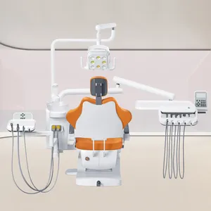 Cina fornitore di attrezzature mediche in pelle sedia dentale elettrica