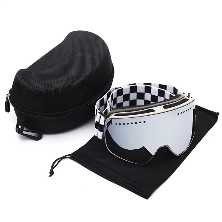 Оптовая продажа, антизапотевающие магнитные лыжные очки для сноуборда, спортивные очки
