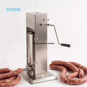 Machine à farcir les saucisses industrielle 12L, type vertical manuel, construction robuste, idéale pour les boucheries gastronomiques et les petites usines agroalimentaires - Product Image 1
