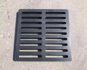 Grille de vidange de tranchée anti-dérapante Frp Système de drainage des eaux usées Couverture de gouttière en polymère composite - Product Image 3