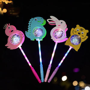 Großhandel Cartoon Light-Up Stick Toy Festival Kaninchen Tiger Star Ball mit <span class=keywords><strong>LED</strong></span>-Blink funktion - Product Image 2