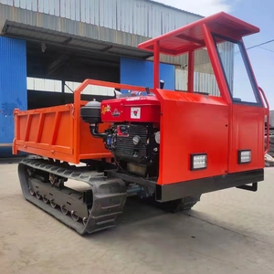 Mini-dumper automoteur sur chenilles, 25 CV, moteur diesel, pompe hydraulique, portatif, à chargement automatique, à bas prix - Product Image 4