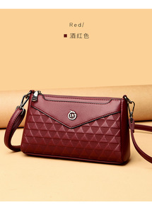 New Trend Fashion Soft PU Women's Single Shoulder Crossbody Bag Solid Color Medium <b>Square</b> Bags Messenger Women Handbags Ladies - Product Image 6