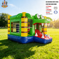 Château gonflable en PVC de qualité commerciale, petit modèle, couleur personnalisable, avec souffleur et kits de réparation pour enfants