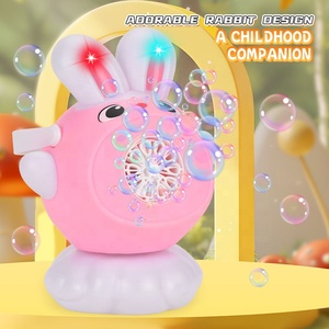 Machine à bulles automatique en forme de dessin animé, jouet pour enfants, 10 trous, souffleur de bulles électrique, <span class=keywords><strong>jeu</strong></span> de bulles d'été avec lumières - Product Image 3