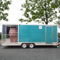 Pour WEBETTER remorque de restauration personnalisée cuisine complète four à pizza mobile camion de nourriture pour restauration rapide pour collations et hot-dogs