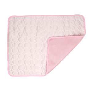 Tapis de refroidissement d'été pour animaux de compagnie-Lit pour chien et chat en soie de glace avec coussin en gel, coussin de refroidissement en latex respirant pour les fournitures pour animaux de compagnie par temps chaud - Product Image 2