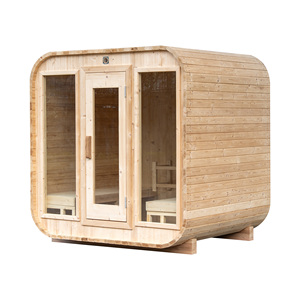 Factory Customizable Large Solid Wood Pine Outdoor <strong>Sauna</strong> Cabin Outdoor <strong>Sauna</strong> <strong>Room</strong> Cube Outdoor <strong>Steam</strong> <strong>Sauna</strong> <strong>Room</strong> - Product Image 1