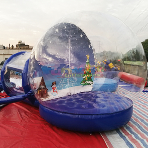 Globe de neige gonflable géant de Noël pour extérieur, qualité professionnelle, pour événements festifs - Product Image 3