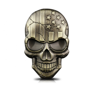 US Flag Skull Badges und US Flag Skull Metal Sticker und US Flag Skull <span class=keywords><strong>Car</strong></span> <span class=keywords><strong>Stickers</strong></span> - Product Image 1