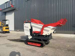 Новый тип мини-гидравлического самосвала с подъемными гусеницами для транспортировки и подъемным вилочным погрузчиком - Product Image 6