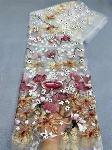 Tissu tricoté à broderie florale style Super Secret, très demandé, exclusivement pour l'approvisionnement transfrontalier eBay <span class=keywords><strong>d</strong></span>'accessoires de mariage - Product Image 2