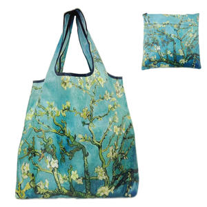 Bolsa de Tela Reutilizable Personalizada con Logotipo, Plegable, de Poliéster, Multicolor, Bolsas de Regalo Grandes, Bolsas de Regalo con Holograma Brillante - Product Image 1