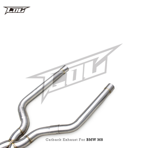 Sistema de escape Catback personalizado para <span class=keywords><strong>BMW</strong></span> <span class=keywords><strong>M8</strong></span> <span class=keywords><strong>Gran</strong></span> <span class=keywords><strong>Coupe</strong></span> F93 4,4 T 2019-2024, silenciador de tubo de escape deportivo de cuatro puertas con Control de válvula - Product Image 4