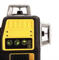Niveau laser professionnel à 12 lignes, faisceau vert industriel, niveau laser avec distance de travail de 50 m, alimenté par batterie