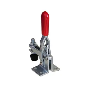 Vertical Toggle Clamps With Horizontal Base For Metal Wood Plastic Working Industry Machine