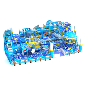 Parc d'attractions intérieur sur le thème de l'océan, équipement de terrain de jeux intérieur personnalisé avec une grande fosse à balles pour enfants - Product Image 1